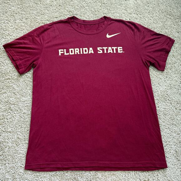 Florida State University Graphic Tee, Size Large Nike T-shirt College Football - Picture 1 of 6
